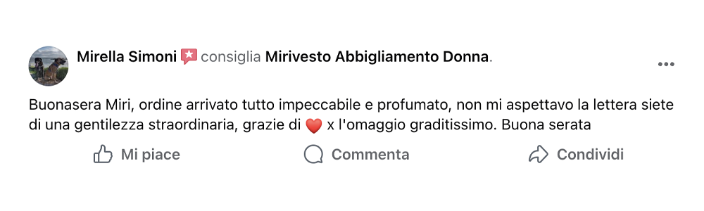 MIRIvesto Abbigliamento Donna Forlì - Recensione 1