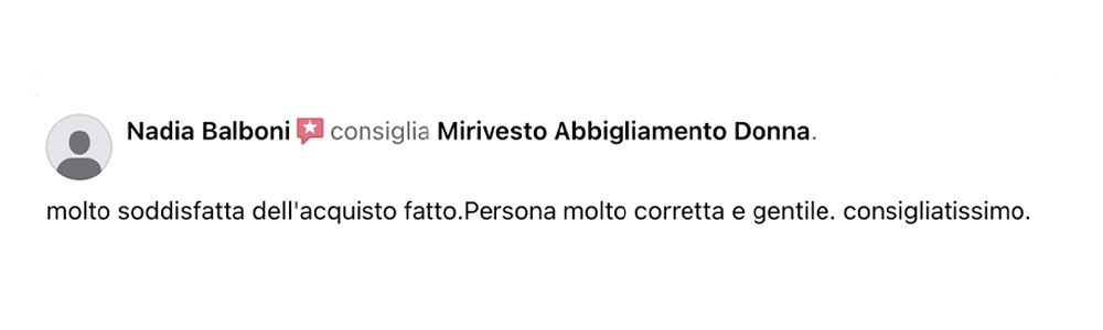 MIRIvesto Abbigliamento Donna Forlì - Recensione 3A