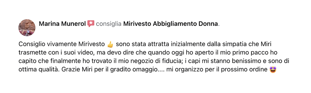 MIRIvesto Abbigliamento Donna Forlì - Recensione 4
