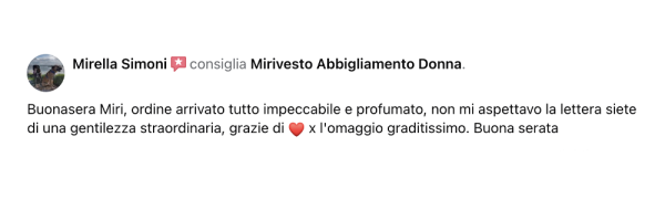 MIRIvesto Abbigliamento Donna Forlì - Recensione 1A